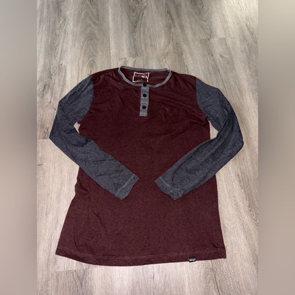 RPZN ~ Burgundy/Charcoal Longsleeve (Men’s)